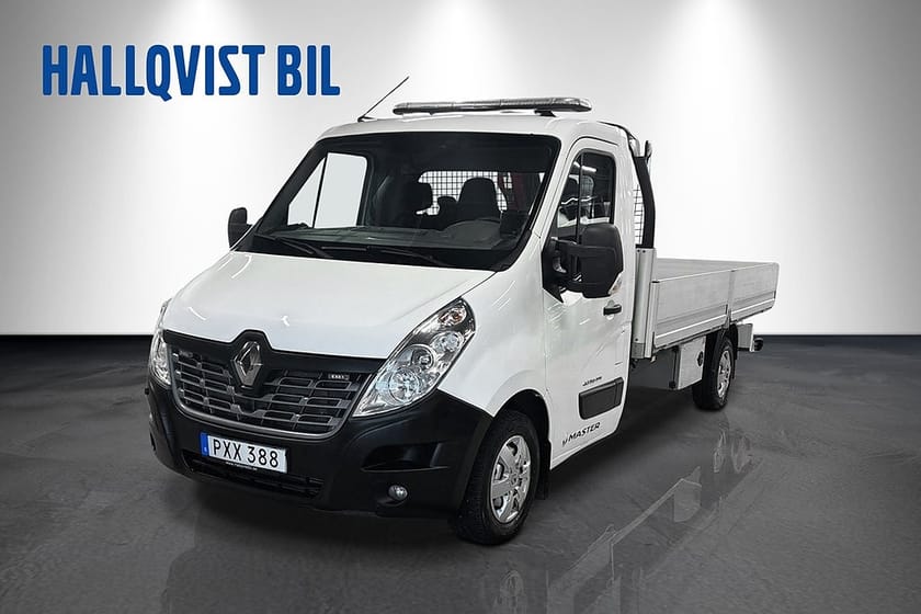Bild 1 av Renault Master Chassi Cab 3.5T 170hk Manuell Kranbil Blixtljus Värmare