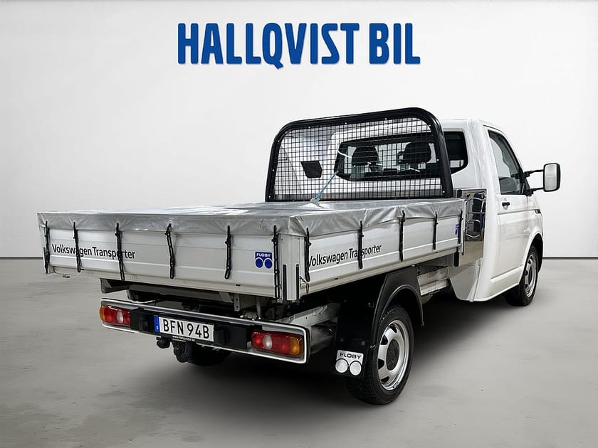 Bild 5 av Volkswagen Transporter Chassi Cab 150Hk Tippflak Leasbar Drag Värmare Kamera