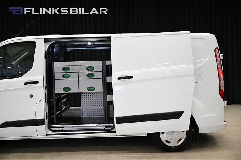 Bild 5 av Ford Transit Custom 300 130HK L2 Inredd|Dubbeldörr|Drag|Värmare|NyKamrem
