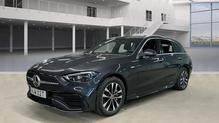 Mercedes-Benz C 300 T e e, AMG Line, Drag, Burmester, 360, Panelbelysning
