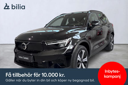 Volvo XC40 Recharge Twin Core/Dragkrok/rattvärme/Tonade rutor/