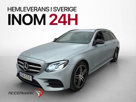 Mercedes-Benz E 220 T d 194hk AMG Wide HUD 360° Värmare Drag