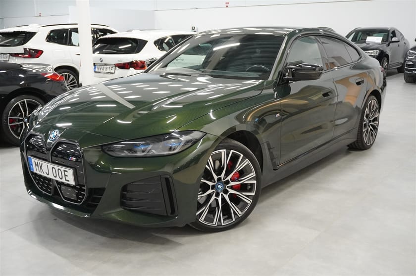 Bild 1 av BMW i4 M50 xDrive Gran Coupé Supercharged M Sport Pro 20 Laser Taklucka M Sportstolar