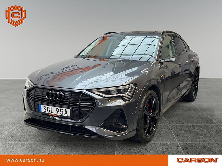 Bild 1 av Audi e-tron Sportback 55 quattro Q Sline Black Edition B&O Matrix