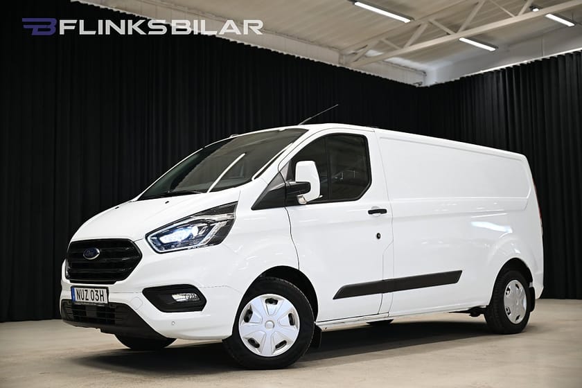 Bild 1 av Ford Transit Custom 300 130HK L2|Automat|LED|Inredd|Drag|Värmare|Leasbar