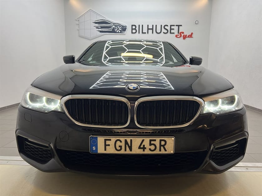 Bild 5 av BMW 520d xDrive Sedan 520 190hk M Sport Värmare/Läder/Krok/Navi/Bkamera/Nyservad