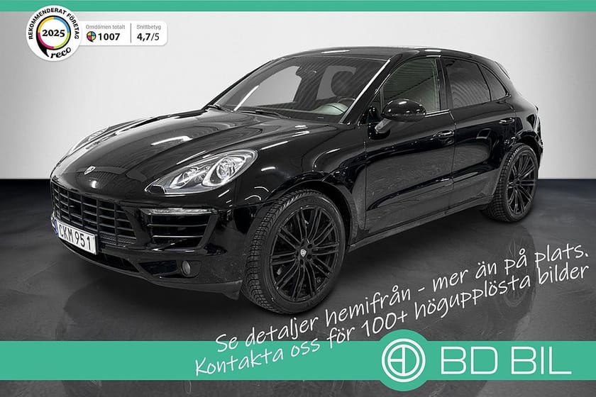 Bild 1 av Porsche Macan S Diesel 258HK BOSE BACKKAMERA VÄRMARE 18-VÄGSSTOLAR SV-SÅLD