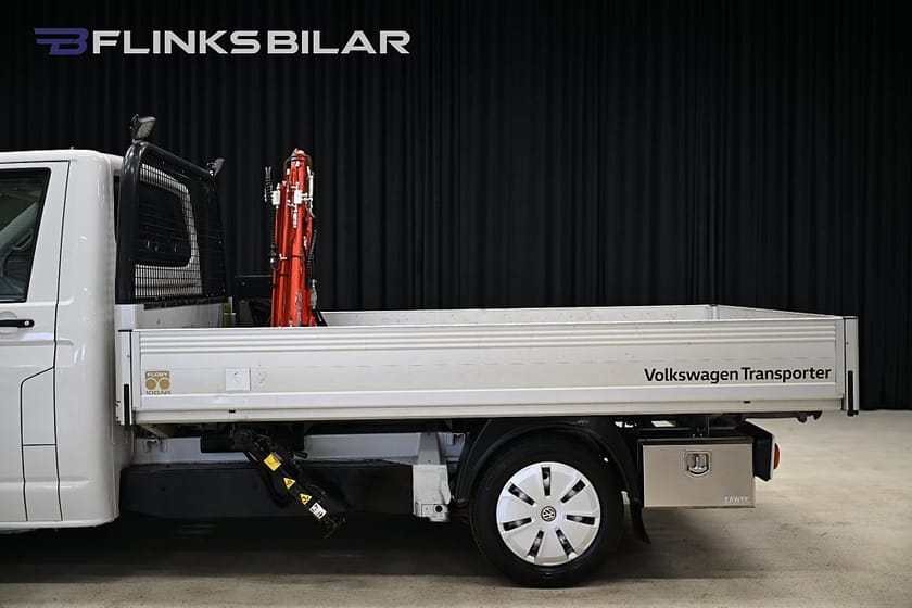 Bild 4 av Volkswagen Transporter Chassi Cab 4Motion 150HK Kranbil Flak Leasebar