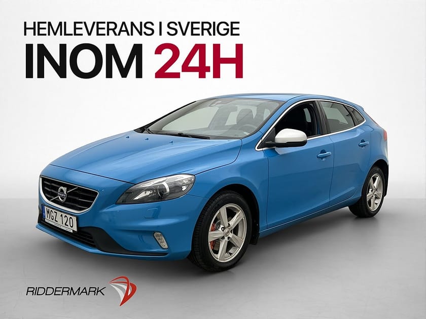 Bild 1 av Volvo V40 T2 122hk R-Design Värmare Halvskinn Bluetooth