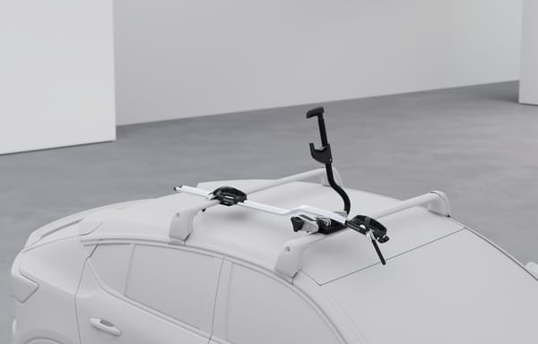 Cykelhållare aluminium, takmontering