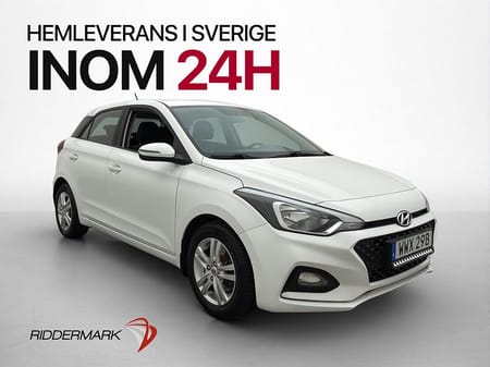 Hyundai i20 1.0 T-GDI blue 100hk Limited Edition Rattvärme