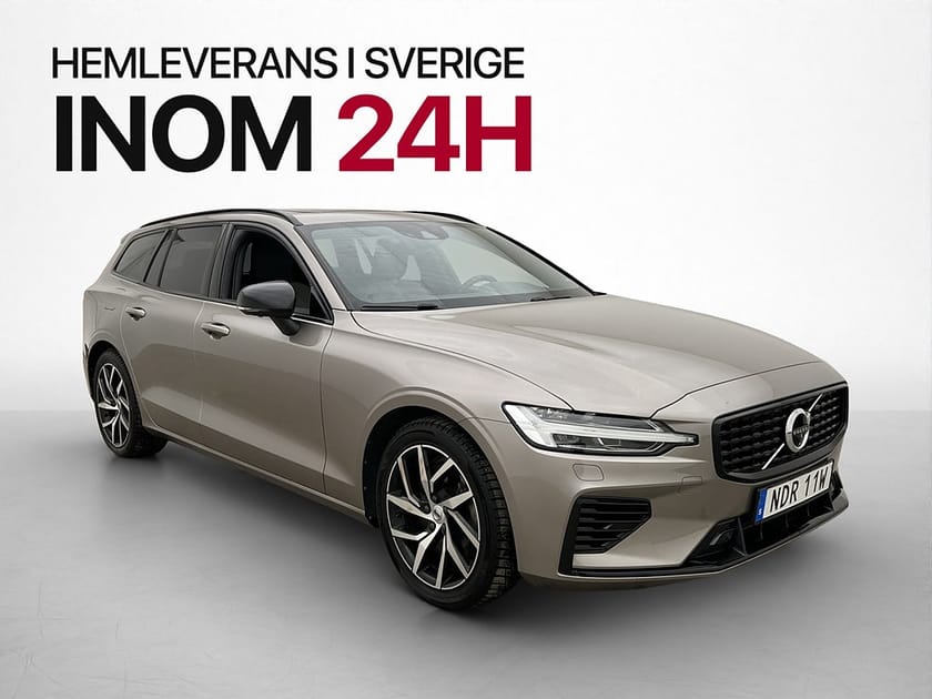 Bild 1 av Volvo V60 T8 456hk AWD R-Design Värmare VOC H/K 360° Drag