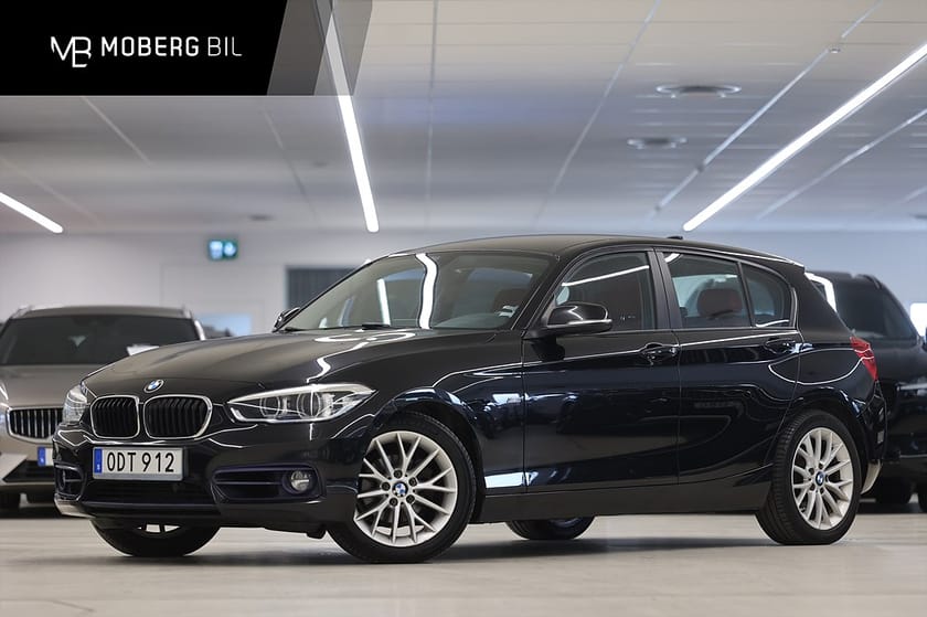 Bild 1 av BMW 118d 150hk Sport Line PDC Drag Läder