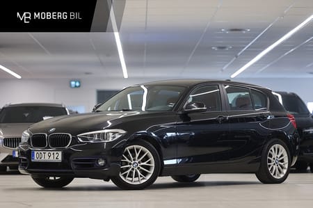 BMW 118d 150hk Sport Line PDC Drag Läder