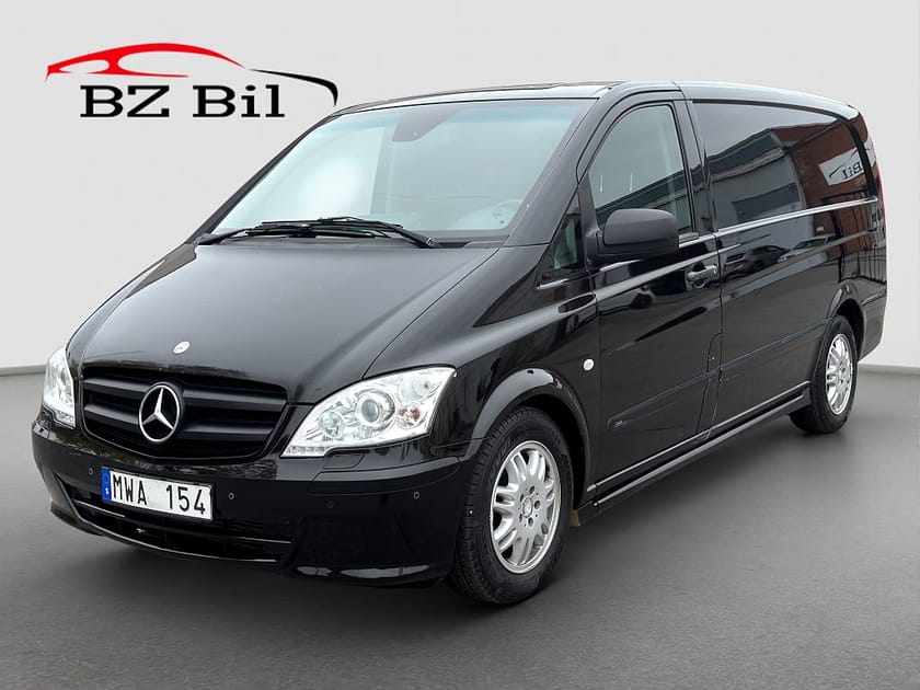 Bild 1 av Mercedes-Benz Vito 113 CDI 3.0t Lång L2 Drag Värmare Hellackad