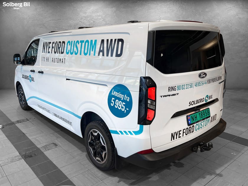 Bilde 4 av Ford Transit Custom 320 L2, LED, Kamera, Webasto, mye utstyr