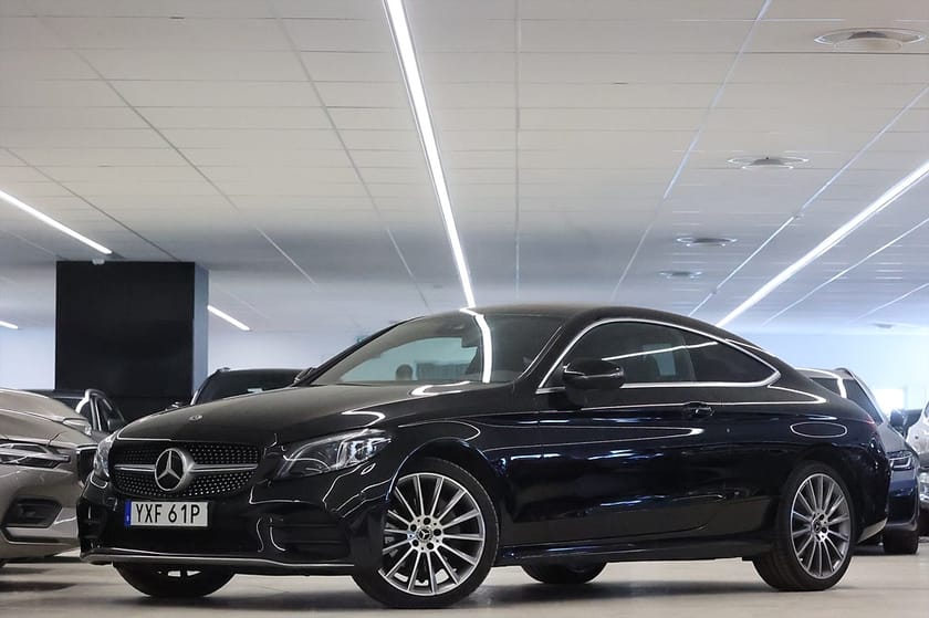 Bild 3 av Mercedes-Benz C 220 d 4MATIC Coupé 4M 194hk AMG Line Burmester Pano Navi B-Kamera