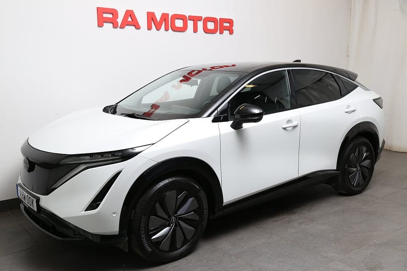 Bild 1 av Nissan Ariya 87 kWh Evolve 22kW 360° Kamera Navi HuD Panorama