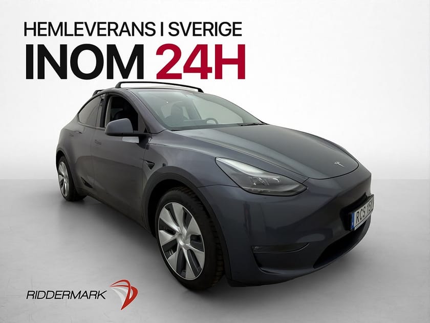 Bild 1 av Tesla Model Y Long Range AWD Svensksåld Panorama Dragkrok