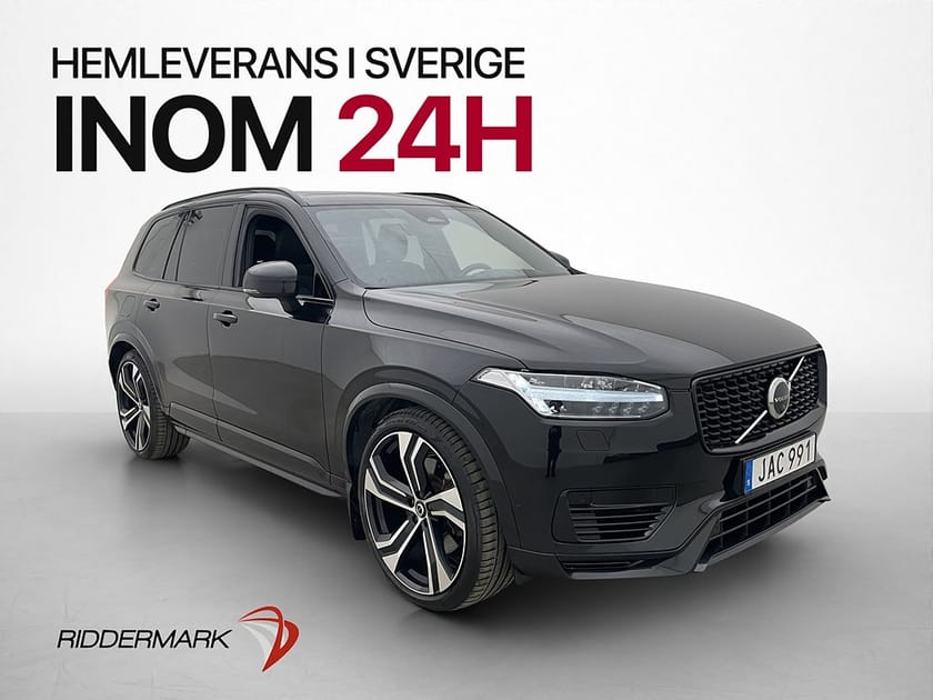 Bild 1 av Volvo XC90 7 Säten T8 AWD Ultimate Dark 7Sits B&W Pano 360° HuD Luft