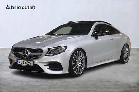 Mercedes-Benz E 200 Coupé AMG 184hk Panorama Navi HuD B-kam Widescreen