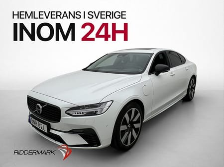 Volvo S90 Recharge T8 AWD Plus Dark Taklucka H/K 360° Läder