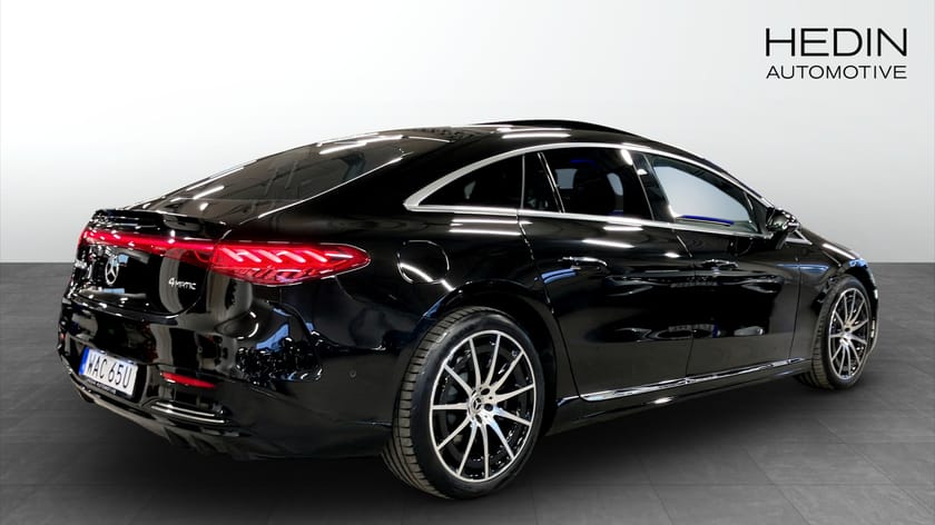 Bild 2 av Mercedes-Benz EQS 450 4MATIC AIRMATIC Pano Burm Drag *3,95%*