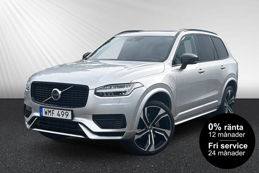 Bild 1 av Volvo XC90 7 Säten Recharge T8 R-Des 7-sits BLIS HUD B&W Panorama B-Kamera