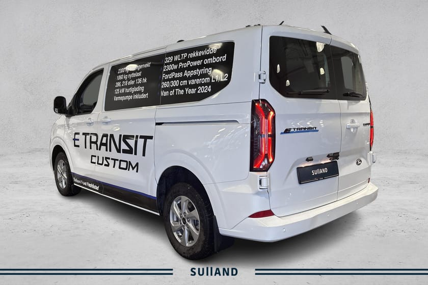 Bilde 3 av Ford E-Transit Custom 320 Limited | Krok | Carplay |  Nav