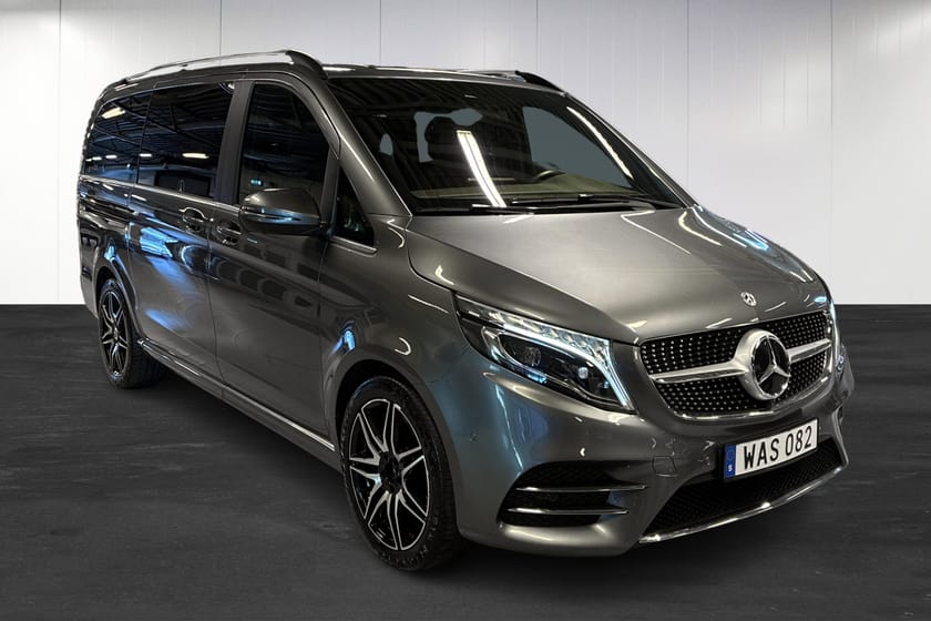 Bild 2 av Mercedes-Benz V 300d 3.1t 300 D  | AMG | Avantgarde Edition | Lång | 360 | Drag | Burmester | Navi