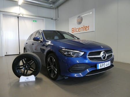 Mercedes-Benz C 300 T e 25,4kWh Aut-Drag-Värmare-Navi-Kamera-Skinn-SoV