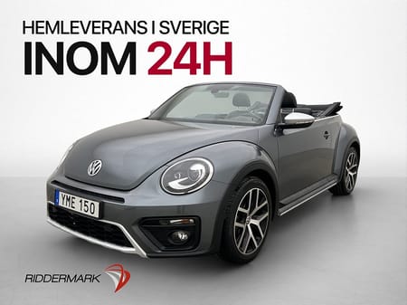 Volkswagen Beetle Dune Cabriolet CAB LÄDER CARPLAY 3286 MIL! 150hk