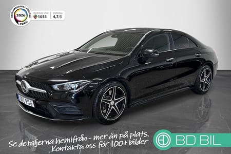 Mercedes-Benz CLA 220 AMG WIDESCREEN PANORAMA PANELBELYSNING BACKKAMERA