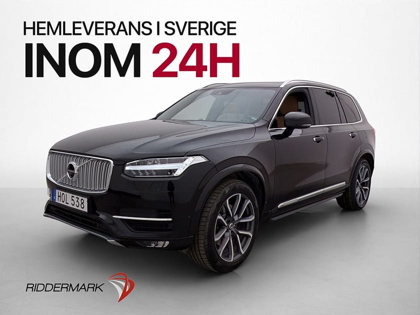 Bild 1 av Volvo XC90 T6 AWD Inscription 7-Sits HUD B&W Pano Luft Drag