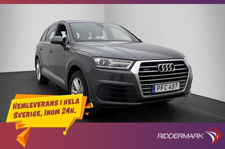 Audi Q7 3.0 TDI V6 Quattro Full S-Line 7-Sits D-Värm 4-Zon