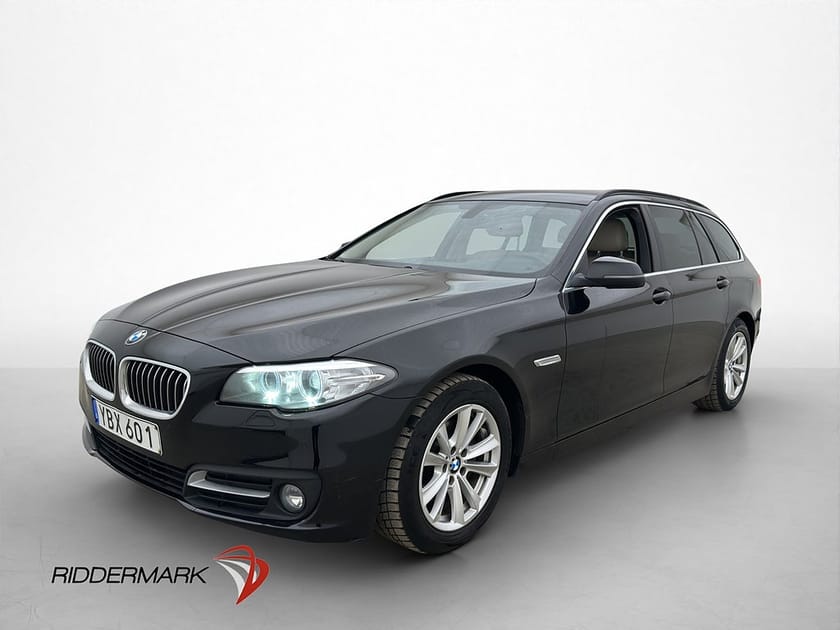 Bild 3 av BMW 520d xDrive Touring 190hk Läder Kamera Rattvärme Sensorer Drag