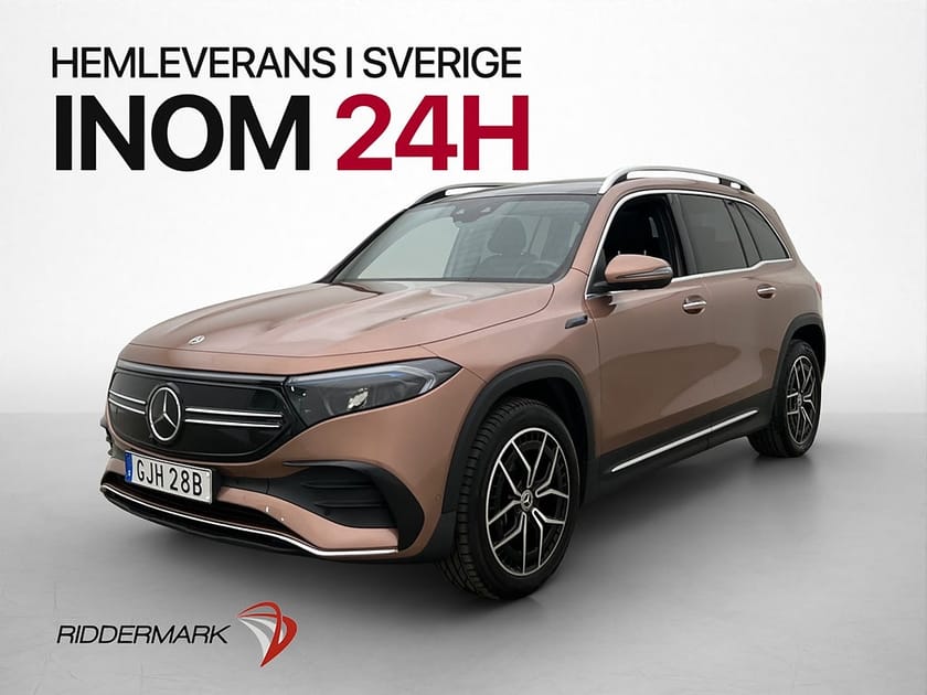 Bild 1 av Mercedes-Benz EQB 350 4MATIC AMG 7 Sits Pano HUD 360 Värmare