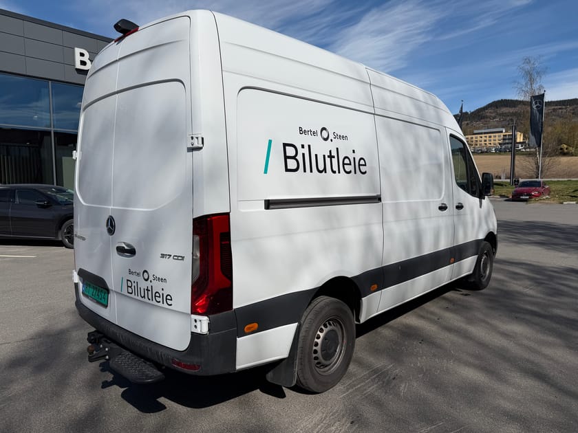 Bilde 3 av Mercedes-Benz Sprinter 317 CDI RWD Panel Van 317/37: LAZER LYS/3,5T H.VEKT/KOMFORTVEGG/AVFJ. SETE