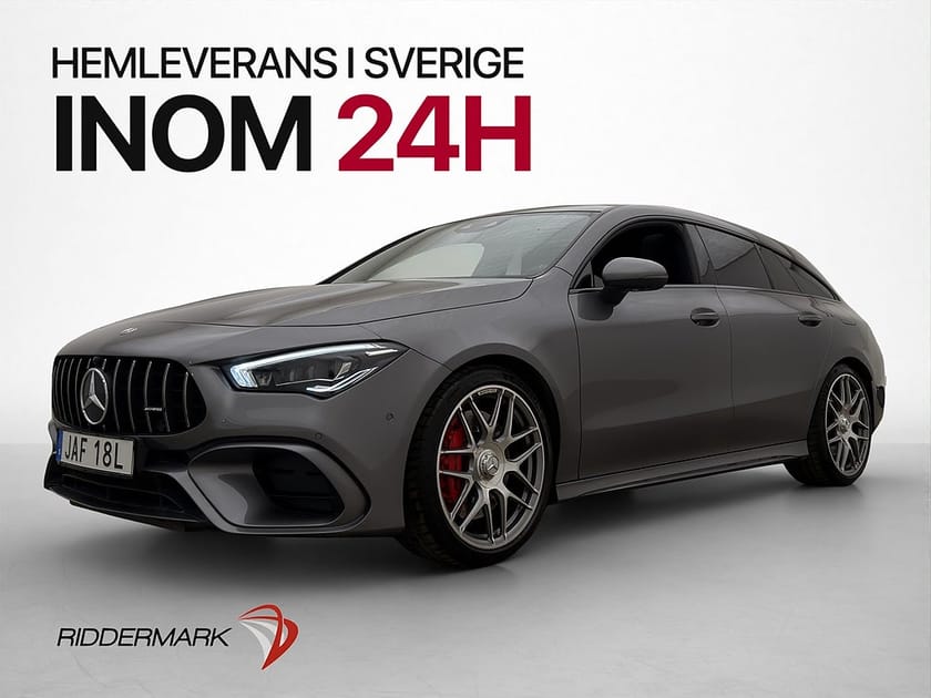 Bild 3 av Mercedes-Benz AMG CLA 45 S 4MATIC+ Shooting Brake 4M+ 421hk Pano Burmester 360 Drag