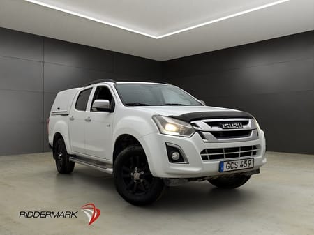 Isuzu D-Max Crew Cab 1.9 4WD 163hk Dragkrok B-Kamera Skinn Kåpa Moms