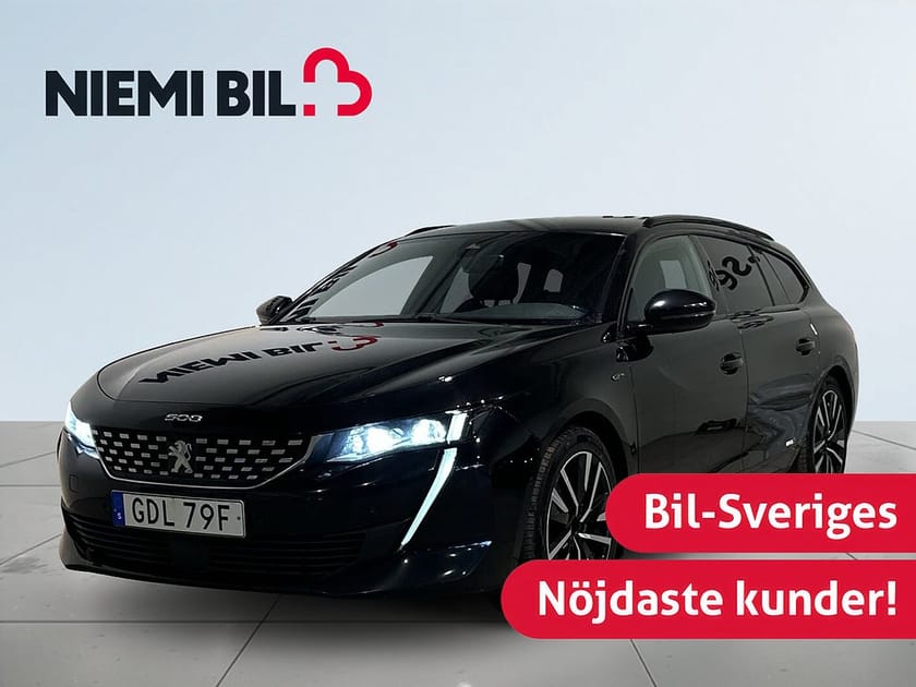 Bild 1 av Peugeot 508 SW GT-Paket Focal-ljud Drag 360° Mvärm GPS S/V-hjul