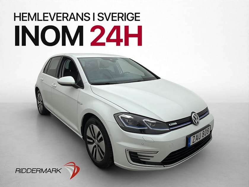 Bild 1 av Volkswagen e-Golf 136hk CarPlay Navi Sätesvärme P-Sensorer