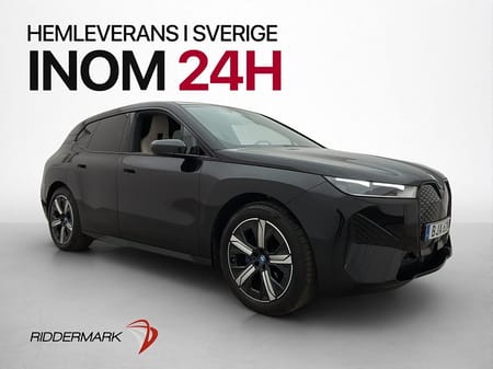 BMW iX xDrive50 Sport Sky Luftfjädring H/K Dragkrok 360 MOMS