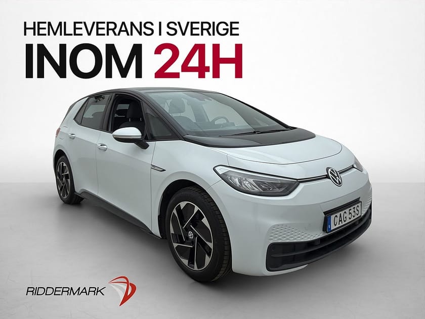 Bild 1 av Volkswagen ID.3 Pro Performance 204hk Navi CarPlay MOMS