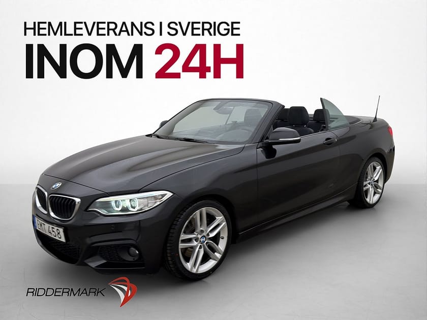 Bild 3 av BMW 220i Convertible 220 Cab 184hk M-Sport Navi Hifi P-Sensorer