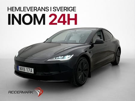 Tesla Model 3 Long Range AWD Ljus Interiör Svensksåld