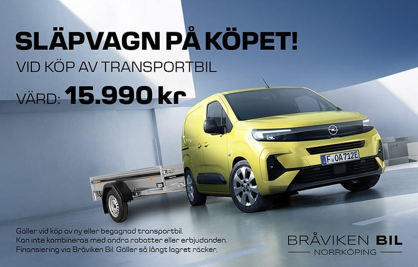 Bild 2 av Opel Vivaro-e Skåpbil L2 75 kW drag, larm vinterhjul. SLÄPKÄRRA PÅ KÖPET