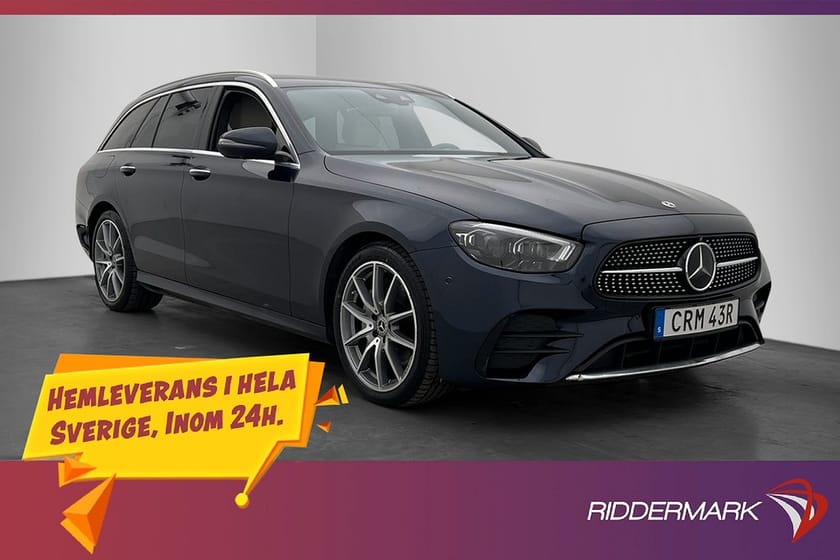 Bild 1 av Mercedes-Benz E 220 T d 4MATIC 4M AMG Burmester 360° Elstolar MOMS