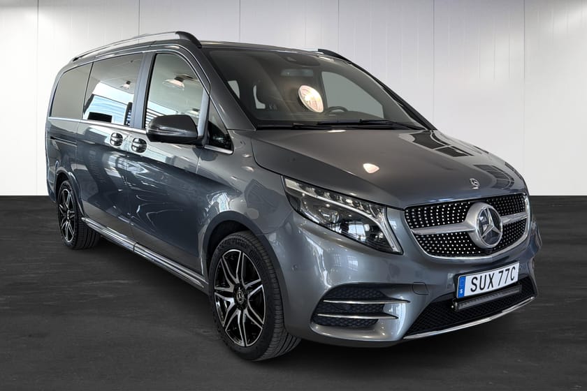 Bild 2 av Mercedes-Benz V 300d 4MATIC 3.2t 300 AVANTGARDE LÅNG / Värmare / Drag / Moms