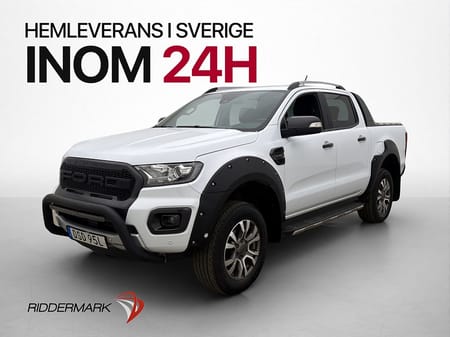 Ford Ranger Dubbelhytt Wildtrak 213hk 4x4 Ny-Kamrem Värm Drag Diff MOMS